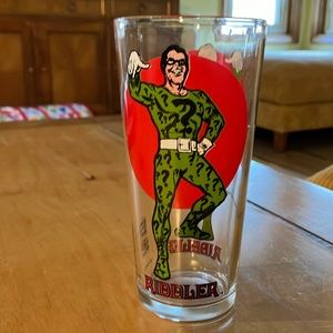 Vintage 1976 Pepsi DC Comics Super Series Riddler Drinking Glass
